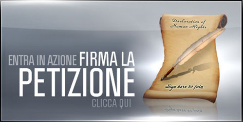 ENTRA IN AZIONE FIRMA LA PETIZIONE
  
CLICCA QUI