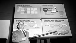 Nel 1963, l’Istituto Nazionale degli Stati Uniti per la Salute Mentale ha attuato programmi comunitari sulla salute mentale. Nel 1994, il programma ha speso 47 miliardi dollari ed è stato un clamoroso fiasco, mentre le cliniche associate sono diventate poco più che spacciatori di droga legalizzata per i senzatetto.